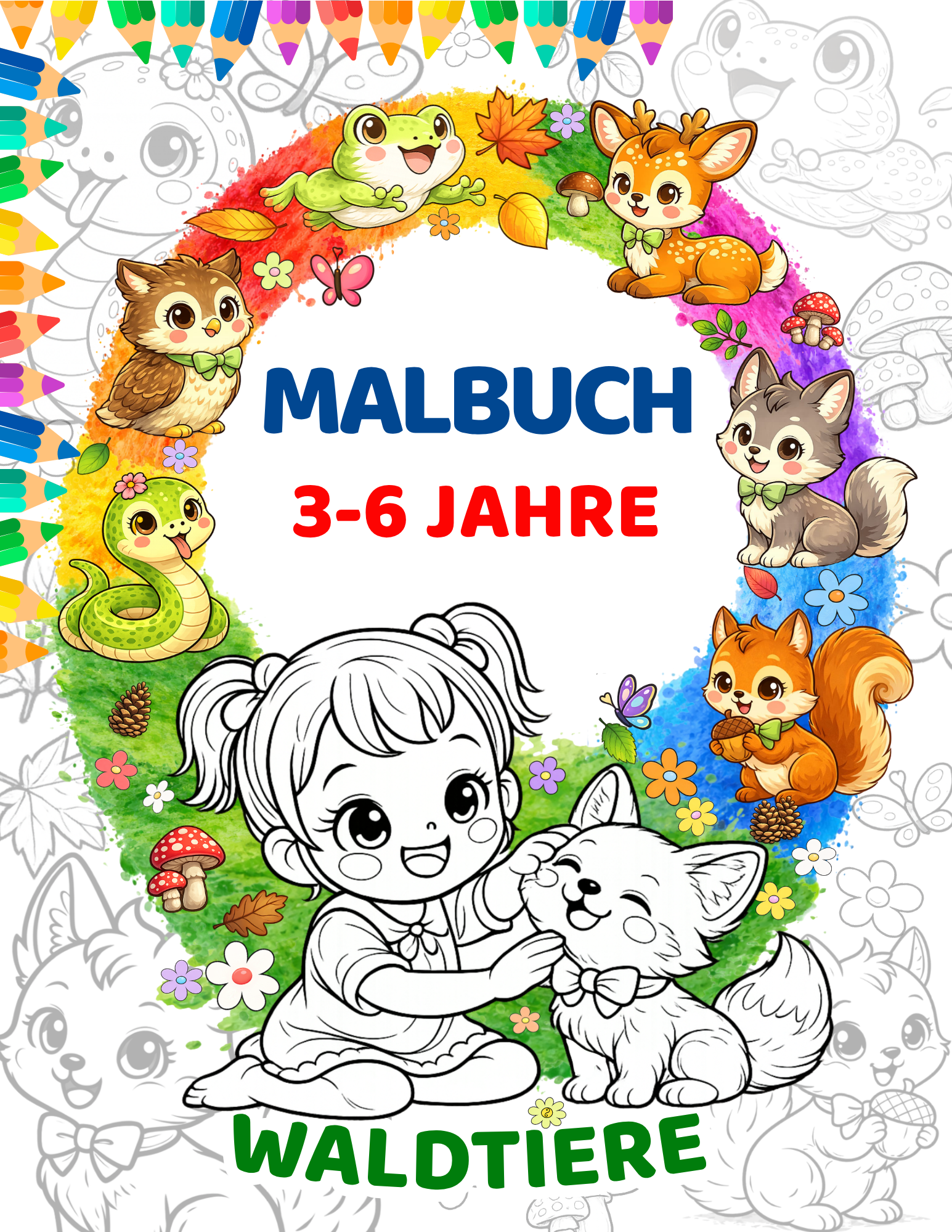 Buchcover: Waldtiere